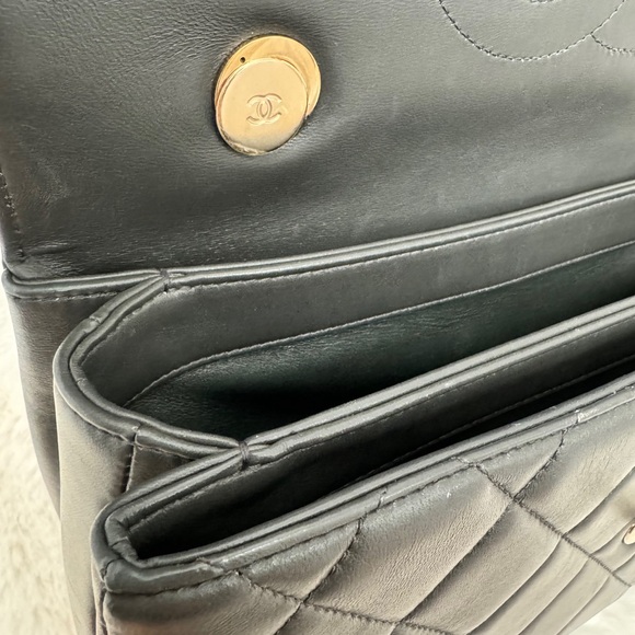 Chanel Misty Dark Grey Medium Flap Bag - Picture 13 of 16